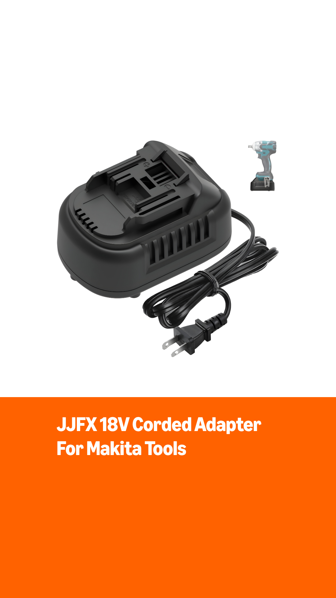 Amazon.com: JJFX AC to DC Cord Plug Adapter Powered for Makita 18V